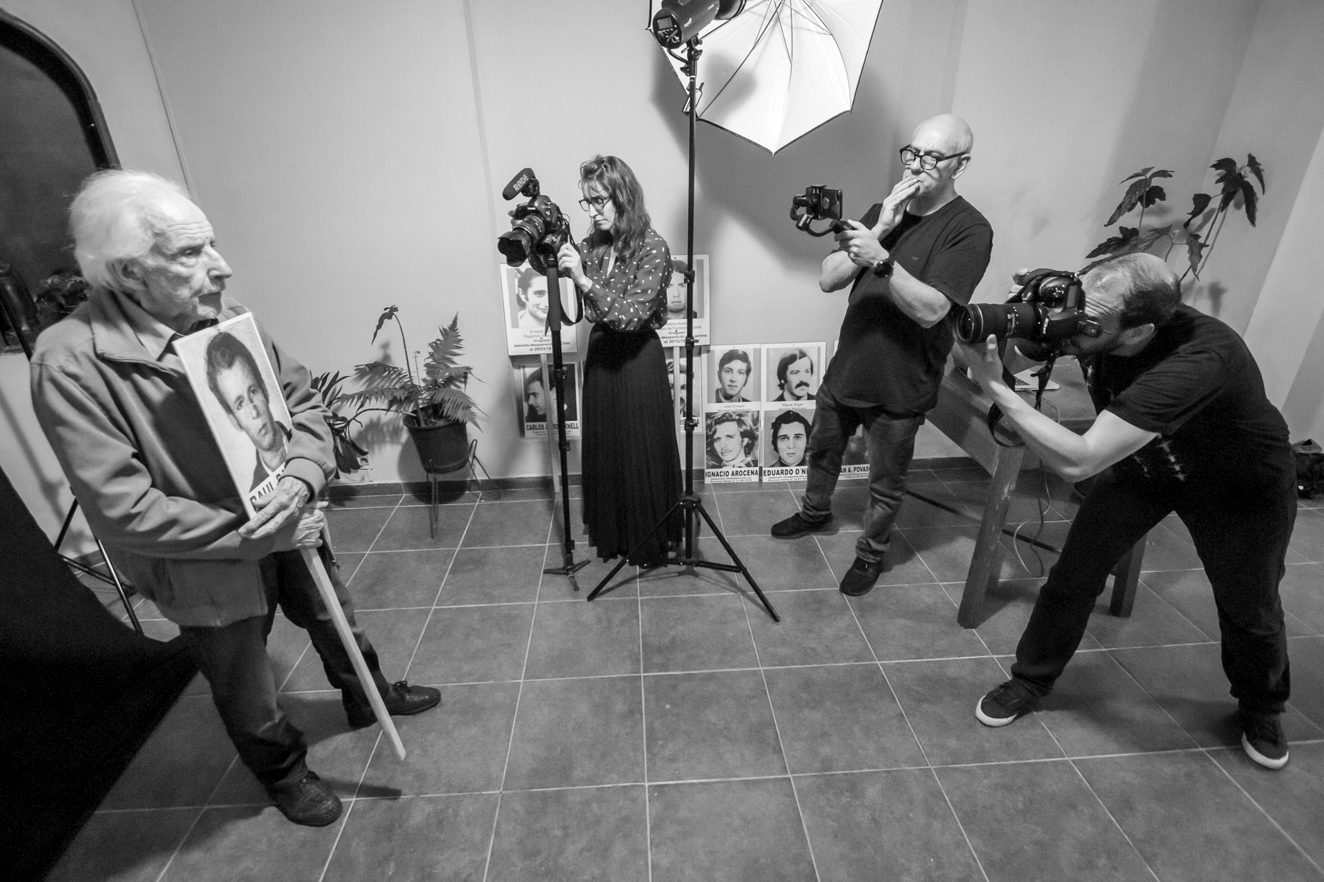 Backstage de Imágenes del Silencio.