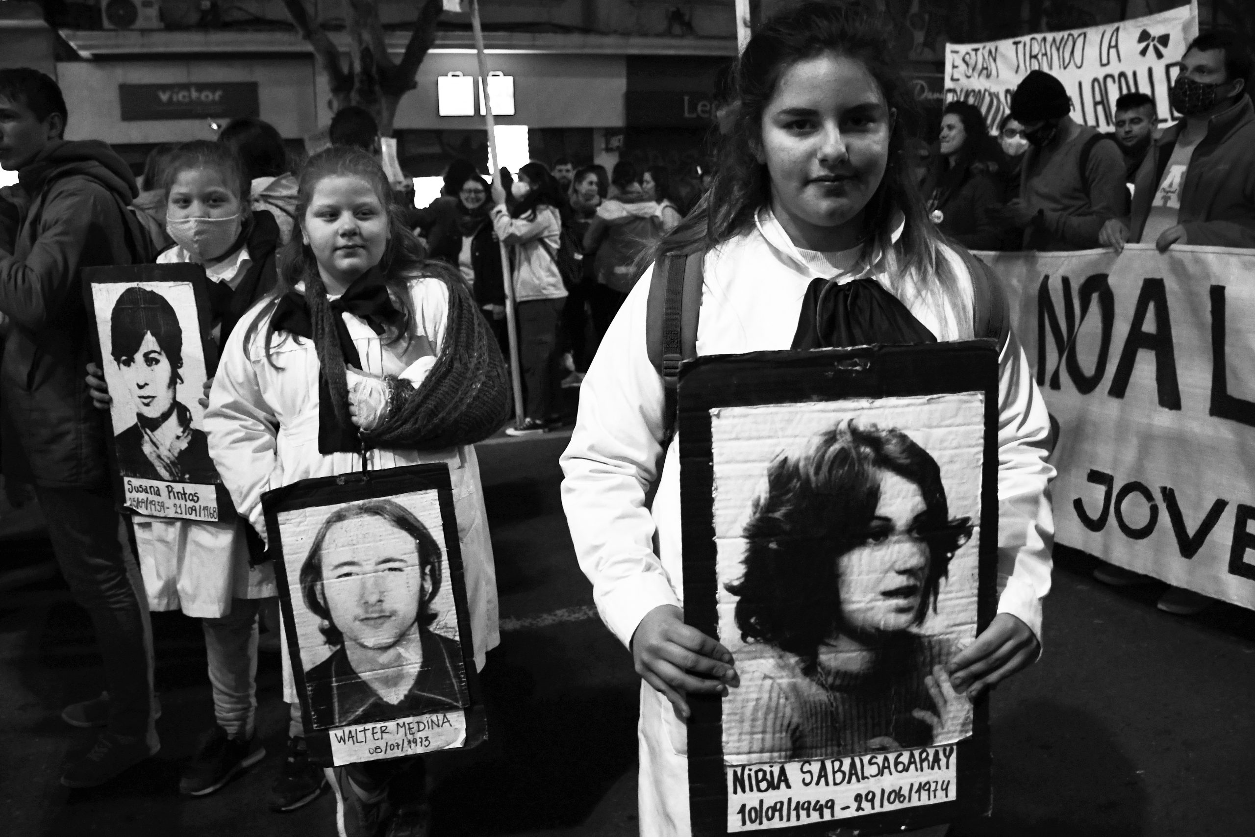 Marcha del 14 de agosto. Foto: Camila Méndez, 14/08/2020.