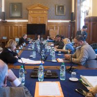 Comisión Constitución y Legislación de la Cámara de Senadores el 2 de mayo. Foto: Departamento de Fotografía del Parlamento del Uruguay